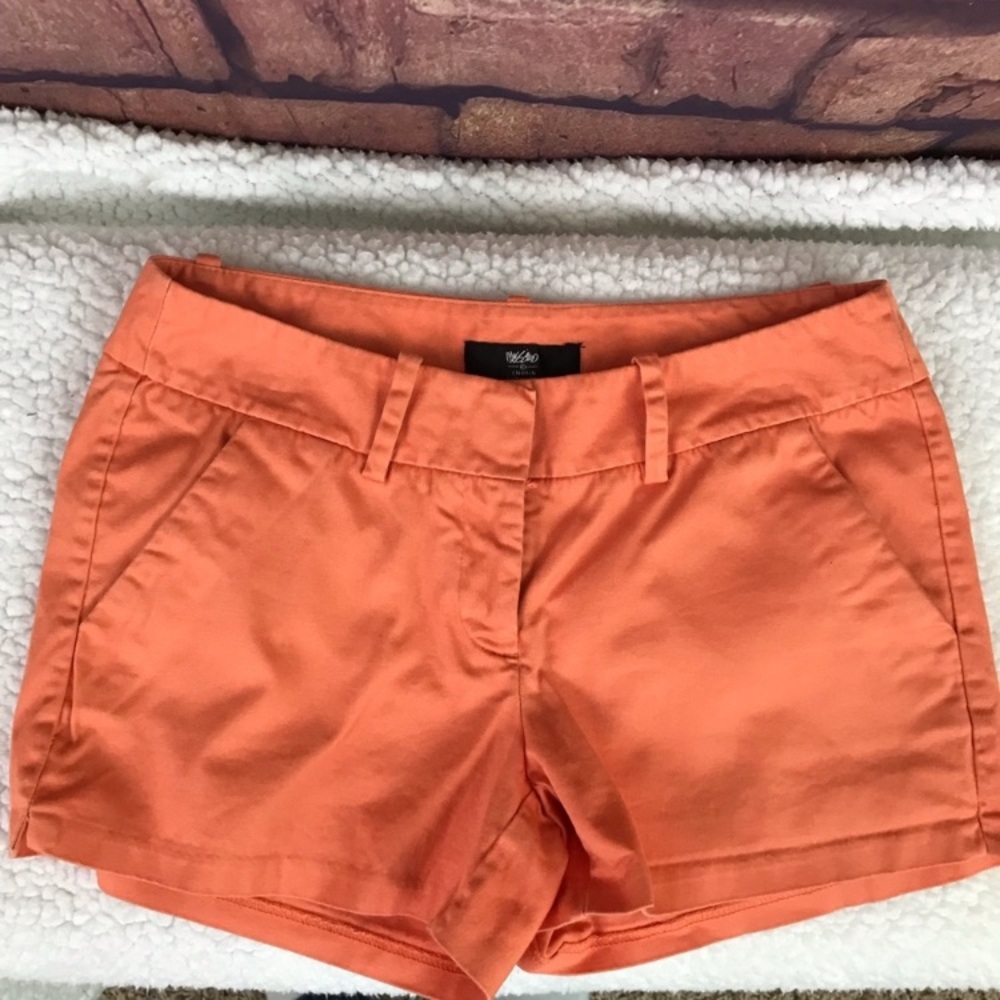 Mossimo orange shorts. Size 2